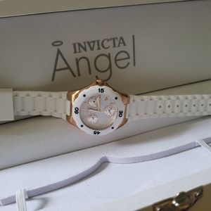 White Invicta Angel watch